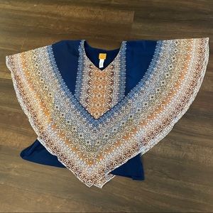 Ruby Rd Poncho Style Shirt